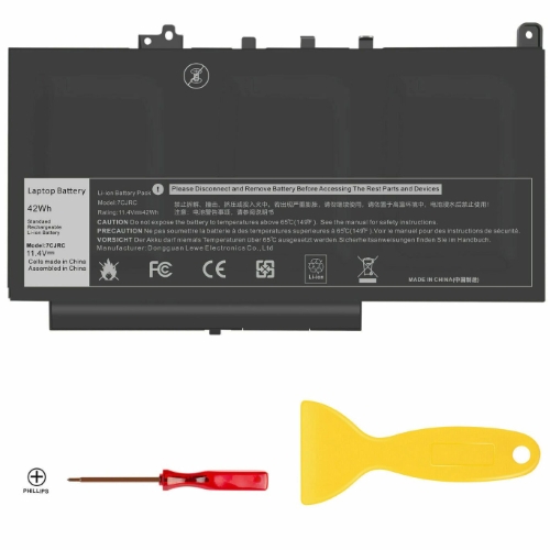 0MC34Y, 242WD replacement Laptop Battery for Dell Latitude 12 E7270 P26S001, Latitude 14 E7470 P61G001 Series, 4 cells, 7.6v, 55wh
