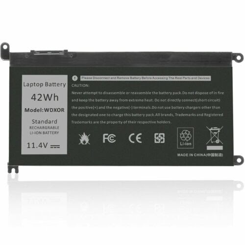 0C4HCW, 0WDX0R replacement Laptop Battery for Dell 14-5468D-1305S, 14-5468D-1525G, 4 cells, 11.4 V, 42wh