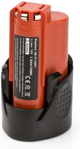 Milwaukee 48-11-2401, C12 B Power Tool Battery For 2207-20, 2207-21 replacement