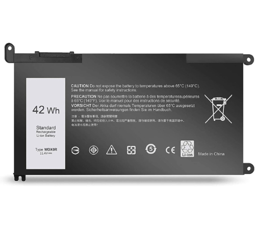 0C4HCW, 0WDX0R replacement Laptop Battery for Dell Inspiron 13 5368, Inspiron 13 5378, 3 cells, 11.4 V, 42wh