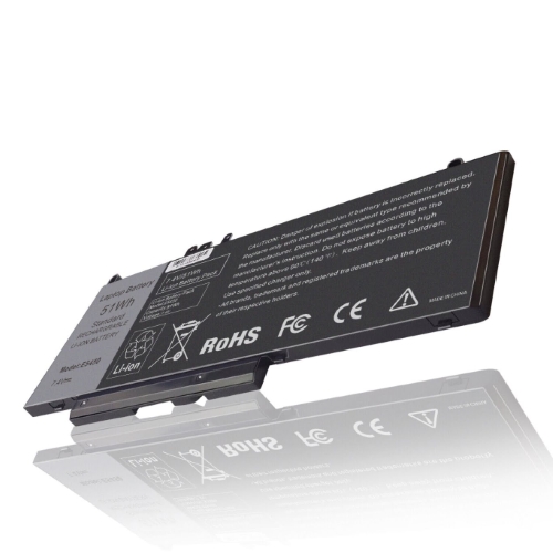 0K9GVN, 0WYJC2 replacement Laptop Battery for Dell Latitude E5250, Latitude E5450, 7.4 V, 4 cells, 51wh