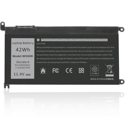 0C4HCW, 0WDX0R replacement Laptop Battery for Dell 14-5468D-1305S, 14-5468D-1525G, 3 cells, 11.4 V, 42wh