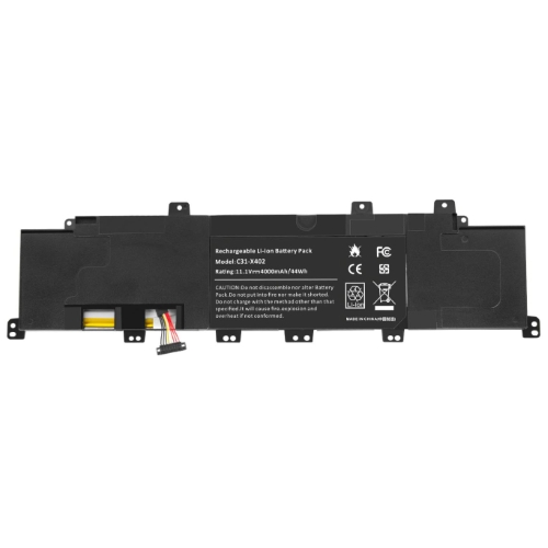 S300CA-RS91T, S300E-C1003H replacement Laptop Battery for Asus S300CA-RS91T, S300E-C1003H, 3 cells, 11.4v, 44wh