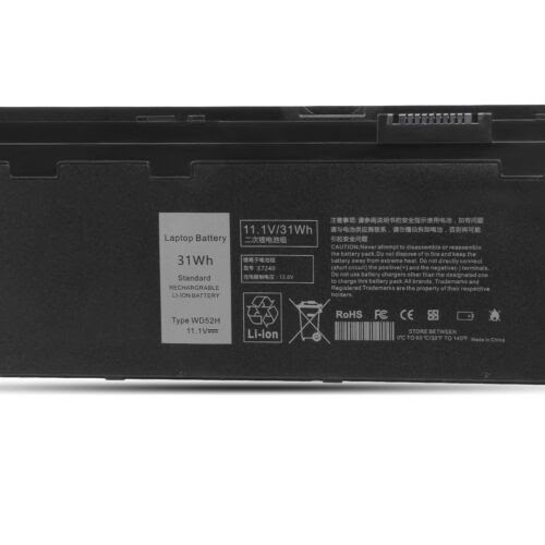 451-BBFT, 451-BBFV replacement Laptop Battery for Dell Latitude E7240 Ultrabook, Latitude E7250 Ultrabook, 11.1V, 3 cells, 31wh