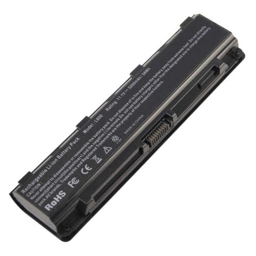 PA5023U-1BRS, PA5024U-1BRS replacement Laptop Battery for Toshiba C805-C10B, C805-C10R, 6 cells, 11.1 V, 5200 Mah