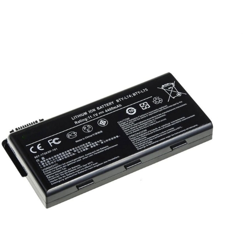 957-173XXP-101, 957-173XXP-102 replacement Laptop Battery for MSI A5000, A6000, 6 cells, 11.1V, 4400mAh