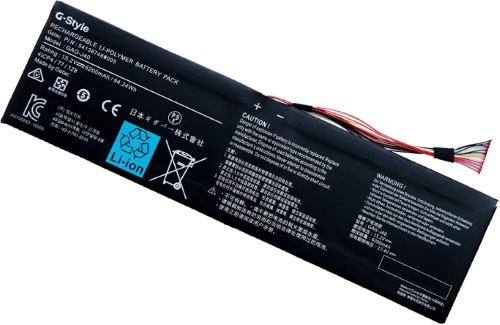 541387460003, GAG-J40 replacement Laptop Battery for Gigabyte Aero 14, Aero 14 P64Wv7-De325Tb, 15.2v, 6200mah / 94.24wh