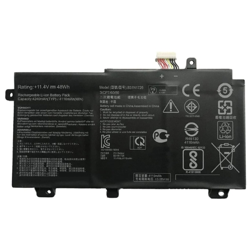 0B200-02910000, 0B200-02910200 replacement Laptop Battery for Asus FX504GD-0181D8750H, FX504GD-0191A8750H, 11.4v, 48wh