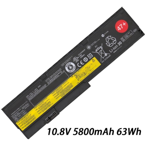 42T4535, 42T4539 replacement Laptop Battery for Lenovo ThinkPad X200, ThinkPad X200 7454, 10.8V, 6 cells, 63wh