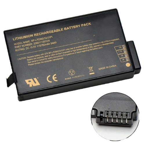 33-01PI, 338911120104 replacement Laptop Battery for Getac B300, M230, 10.8V, 8700mah / 94wh