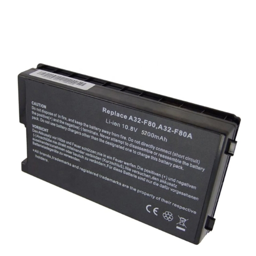07G0165U1875M, A32-F80 replacement Laptop Battery for Asus F80, F80Cr, 6 cells, 10.8V, 4400mAh