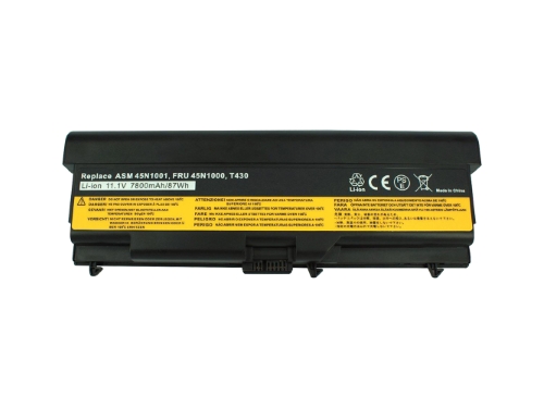 45N1007 replacement Laptop Battery for Lenovo L430, T510, 9 cells, 7800mAh, 11.10V
