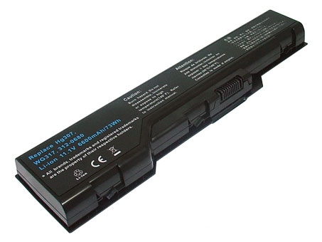0HG307, 0KG530 replacement Laptop Battery for Dell XPS M1730, XPS M1730n, 6600mAh, 11.1V