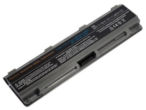 PA5027U-1BRS, PABAS263 replacement Laptop Battery for Toshiba Satellite C800, Satellite C800D, 6 cells, 4400mAh, 11.10V