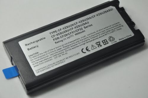 CF-VZSU29 replacement Laptop Battery for Panasonic CF-29, CF-29A, 11.1V, 6600mAh