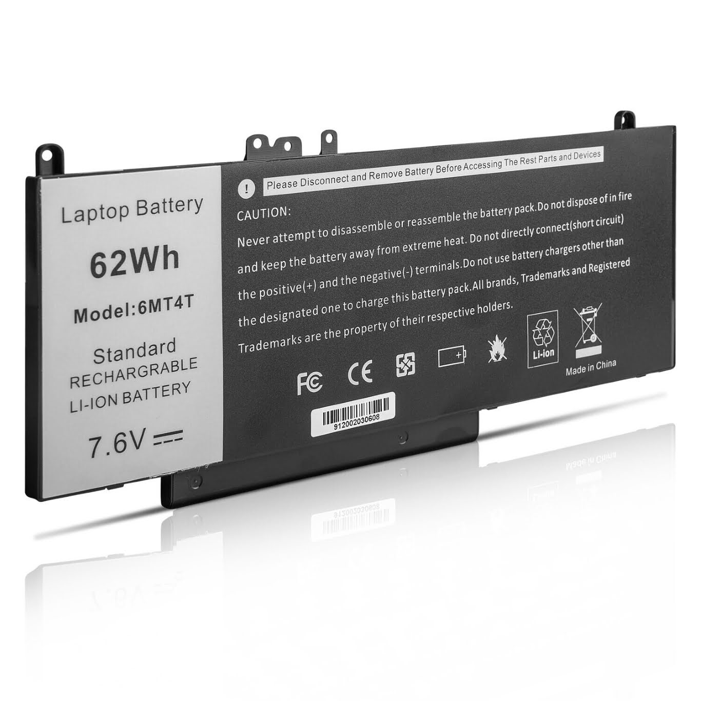 079VRK, 07V69Y replacement Laptop Battery for Dell Latitude E5270 Series, Latitude E5470 Series, 4 cells, 7.6 V, 62 Wh