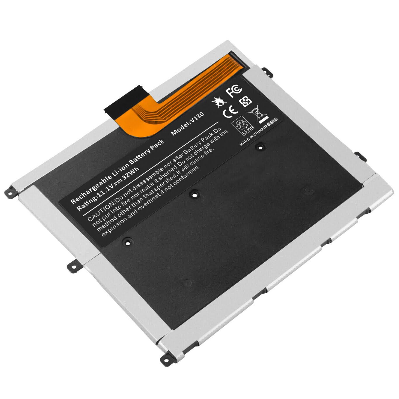 0NTG4J, 0PRW6G replacement Laptop Battery for Dell Vostro V13, Vostro V130, 11.1 V, 6 cells, 32 Wh