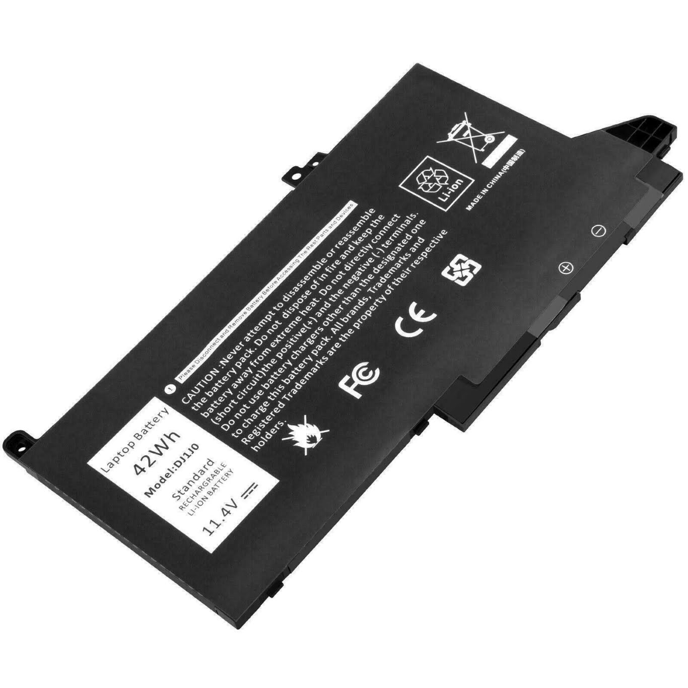 451-BBZL, C27RW replacement Laptop Battery for Dell Latitude 12 7000, Latitude 12 7280, 11.4v, 6 cells, 42wh