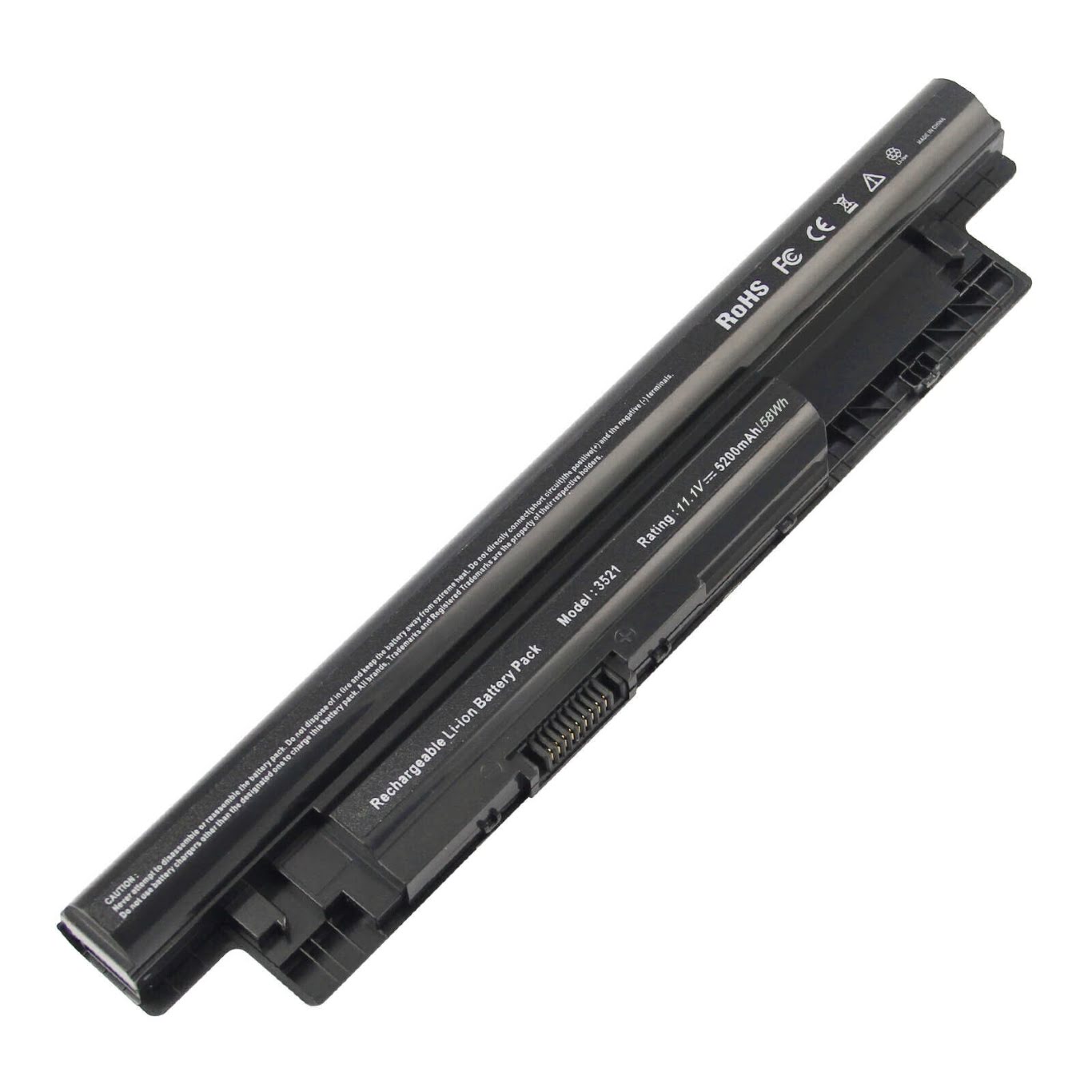 00R271, 0MF69 replacement Laptop Battery for Dell 15R-5537 Series, 15R-N3521 Series, 6 cells, 11.1 V, 5200 Mah
