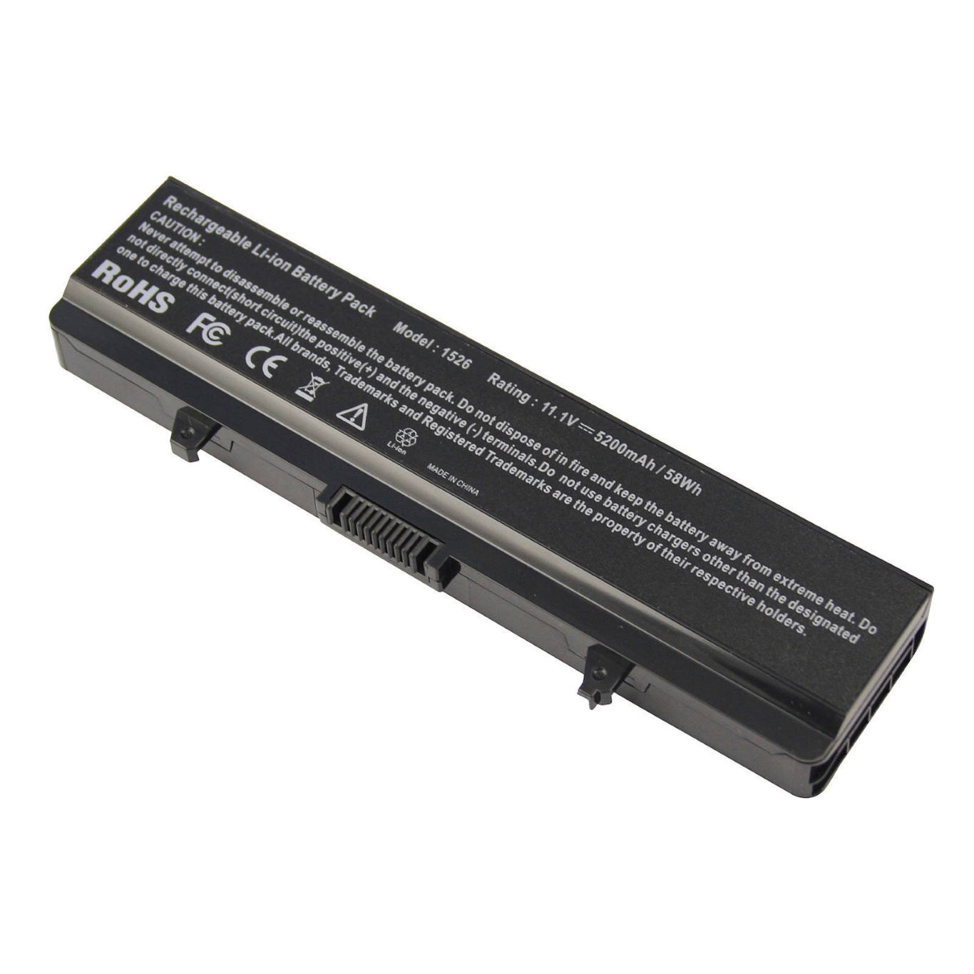 0C601H, 0CR693 replacement Laptop Battery for Dell Inspiron 14 1440, Inspiron 1525, 6 cells, 11.1 V, 5200 Mah