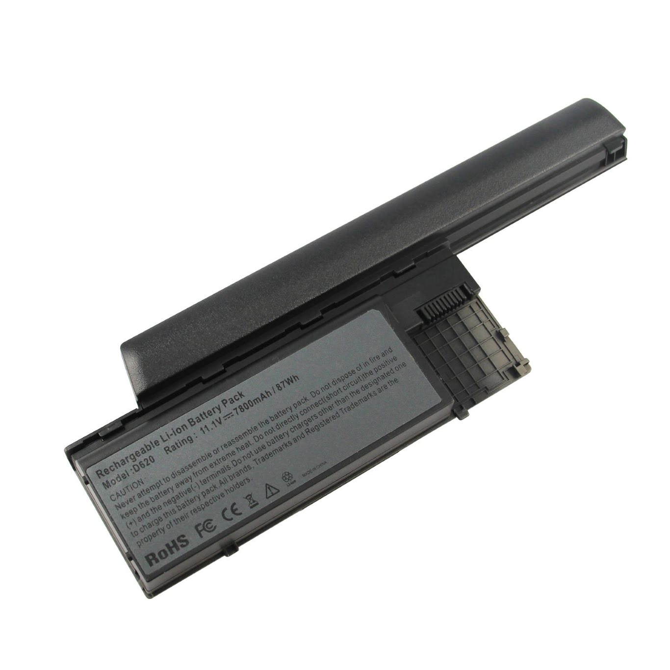 0GD787, 0JD605 replacement Laptop Battery for Dell Latitude D620, Latitude D630, 11.1 V, 9 cells, 7800mAh