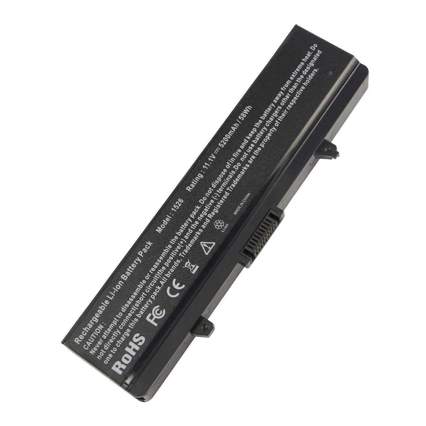 0C601H, 0CR693 replacement Laptop Battery for Dell Inspiron 14 1440, Inspiron 1525, 6 cells, 11.1V, 5200mAh