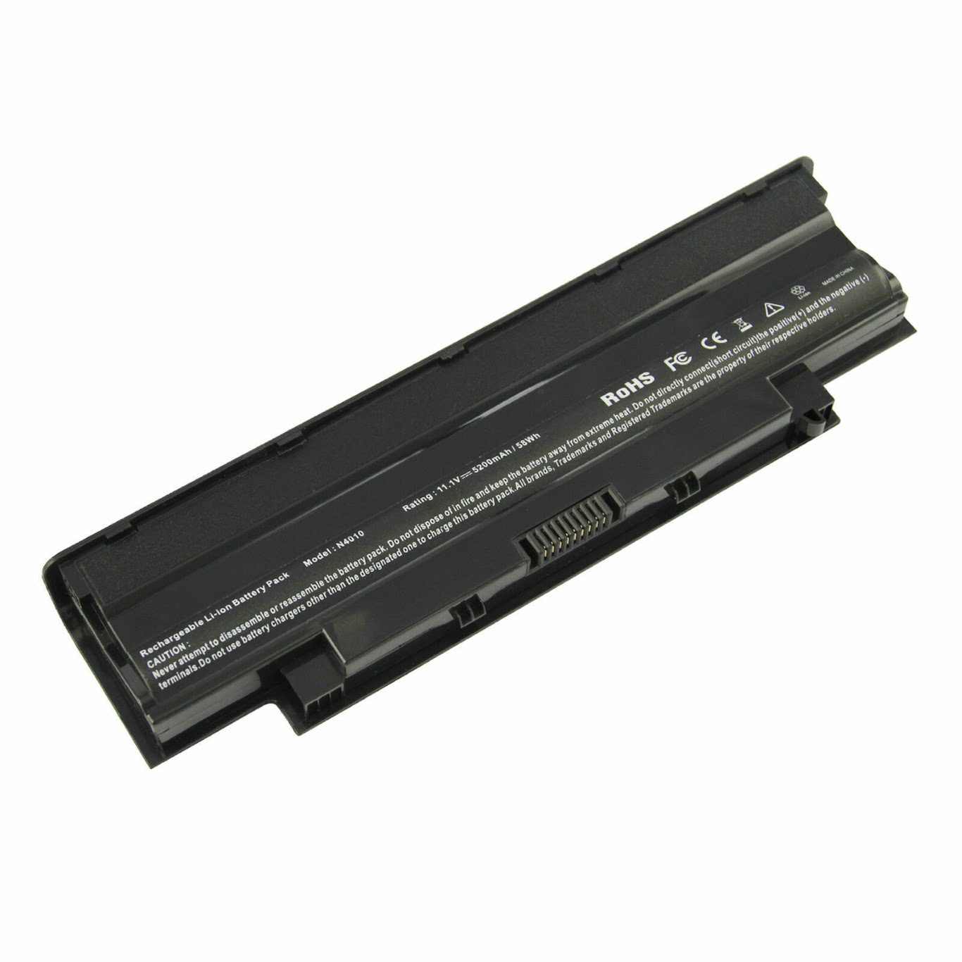 04YRJH, 312-0233 replacement Laptop Battery for Dell Inspiron 13R, Inspiron 13R (3010-D330), 11.1 V, 6 cells, 5200mAh