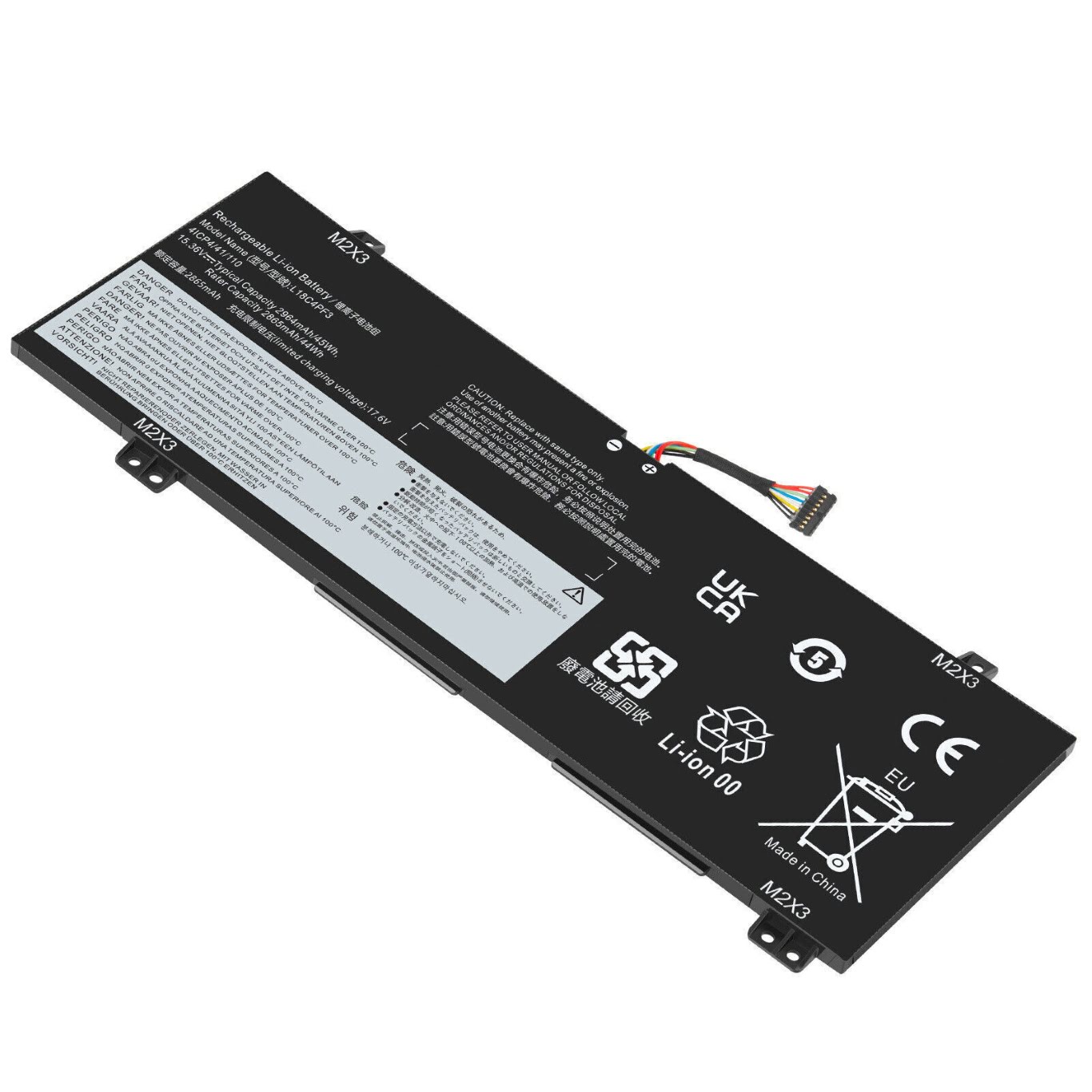 5B10T09077, 5B10T09079 replacement Laptop Battery for Lenovo Flex 14 2-in-1 Convertible 14 Inch, Flex-14API 81SS0005US Series, 4 cells, 15.36v, 45wh/2964mah