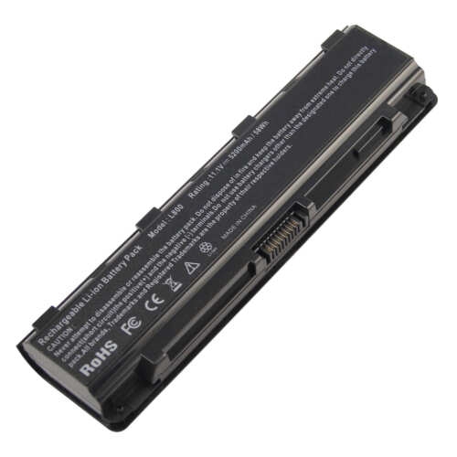 PA5024U-1BRS, PABAS262 replacement Laptop Battery for Toshiba Satellite P800 Series, Satellite P800D, 11.1 V, 6 cells, 5200 Mah