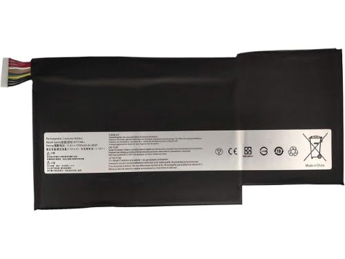 BTY-M6J, BTY-U6J replacement Laptop Battery for MSI GS63 7RE-009CN, GS63 7RE-018CN, 11.4v, 3 cells, 64.98wh