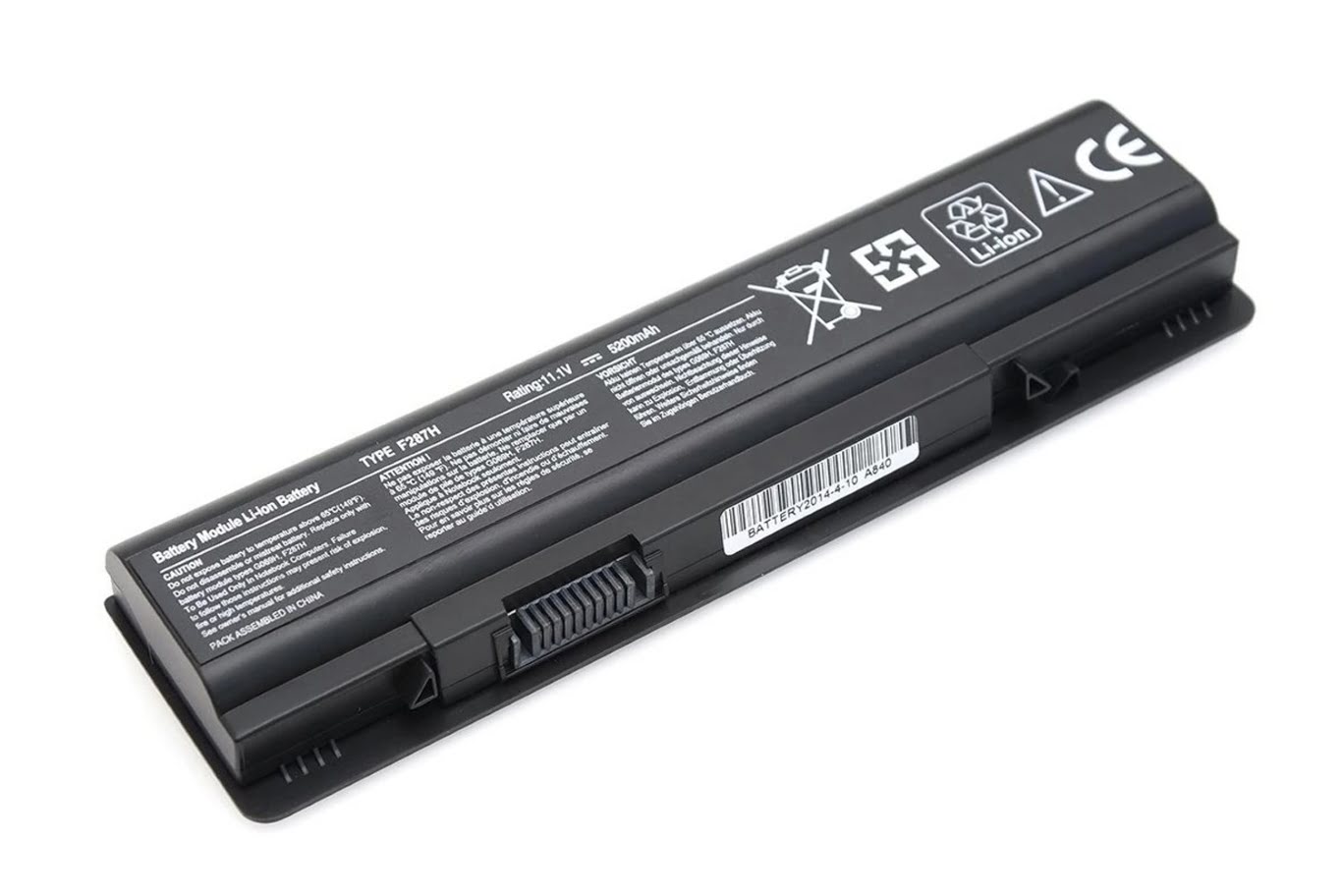 0F286H, 312-0818 replacement Laptop Battery for Dell Inspiron 1410, Vostro 1014, 11.1V, 48wh
