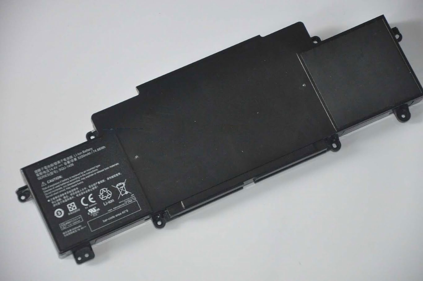 SQU-1406 replacement Laptop Battery for Thunderobot 911(Turbo), 911-E1, 14.4V, 5300mah / 74.88wh