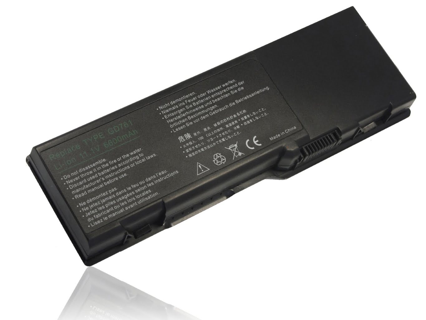 Dell 0cr174, 0ud260 Laptop Battery For Inspiron 1501, Inspiron 6400 replacement
