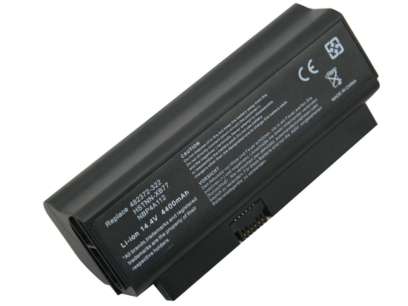 482372-322, 482372-361 replacement Laptop Battery for HP Business Notebook 2230s, 8 cells, 14.8 V, 4400mAh