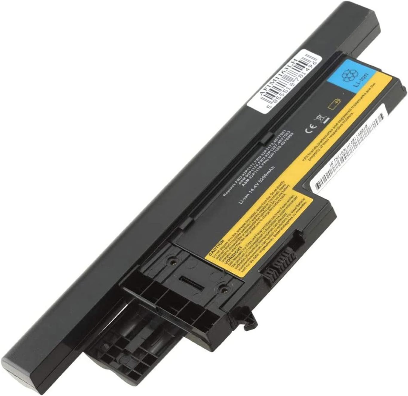 40Y6999, 40Y7001 replacement Laptop Battery for Lenovo ThinkPad X61, ThinkPad X61s, 8 cells, 14.4V, 4400mah /65wh
