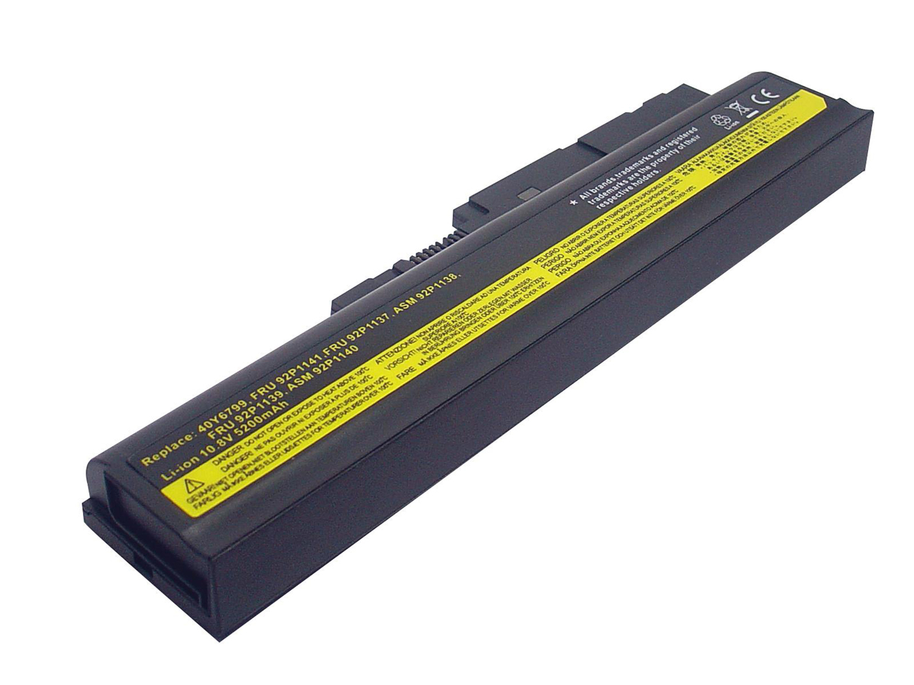 Replacement for LENOVO R500, Thinkpad R500, ThinkPad T500, Thinkpad W500, IdeaPad SL500, LENOVO ThinkPad R61, ThinkPad R61e, ThinkPad R61i, ThinkPad T61, ThinkPad T61p Series Laptop Battery