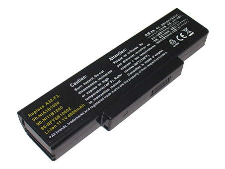 90-NI11B1000, 90-NIA1B1000 replacement Laptop Battery for Asus A9 Series, F2 Series, 4400mAh, 11.1V
