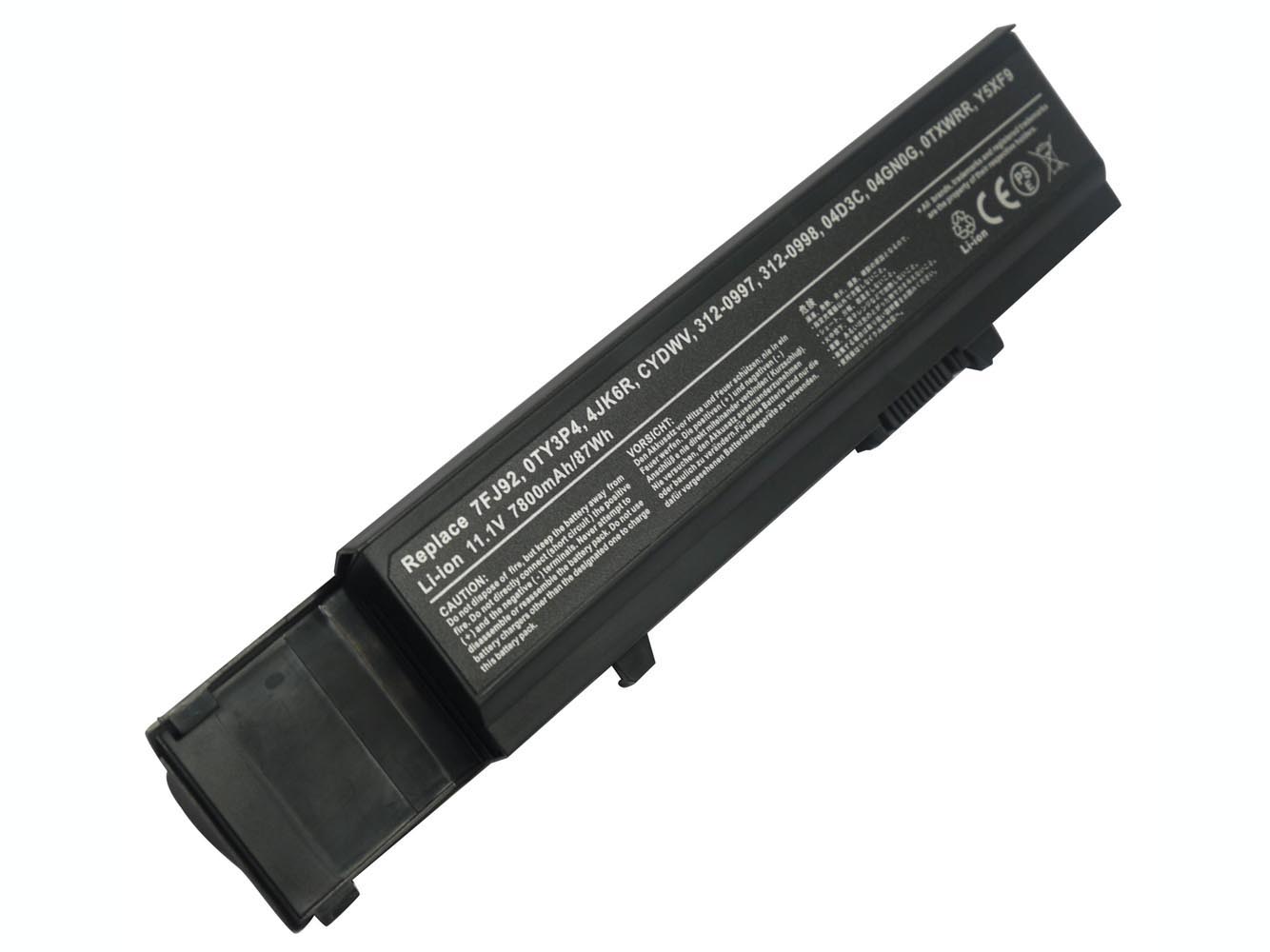 04D3C, 04GN0G replacement Laptop Battery for Dell Vostro 3400, Vostro 3500, 4400mAh, 11.10V