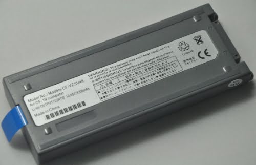 CF-VZSU28, CF-VZSU48 replacement Laptop Battery for Panasonic CF-19, CF-19 Mk3, 10.65V, 5200mAh