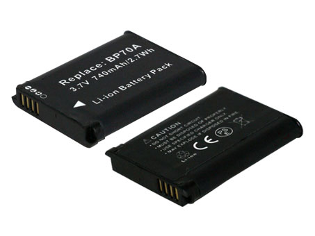 Replacement for SAMSUNG BP70A Digital Camera Battery(Li-ion 740mAh)